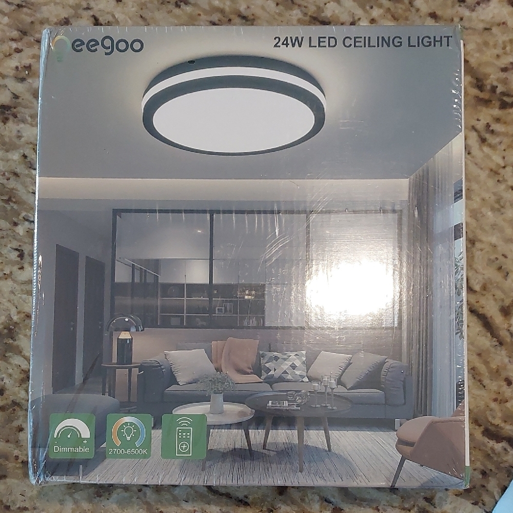 Eeoo 24W LED Ceiling Color Changing Light